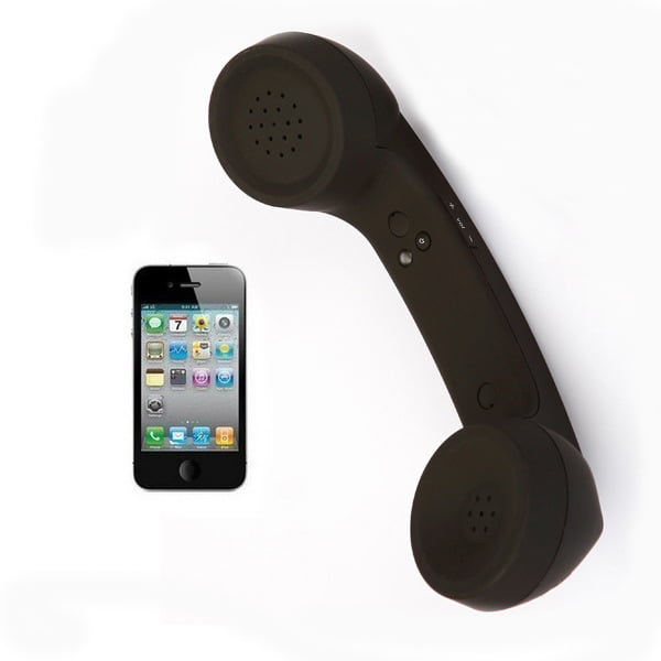 Retro Telephone Handset Receiver Headphone Wireless Bluetooth 2.0 For Phone Call 
